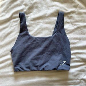 gymshark steel blue xs sports bra